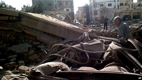 Syria: 12 người chết vì bom của chính phủ
