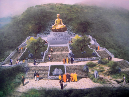 Đúc tượng Phật hoàng Trần Nhân Tông nặng 100 tấn