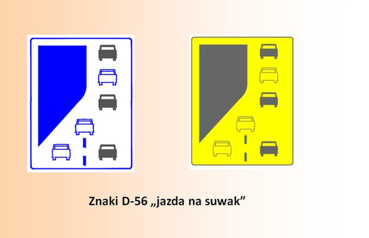 Luật giao thông (Ba Lan): biển báo mới D-56