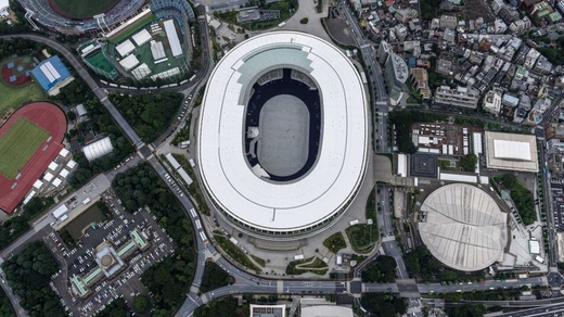 Lễ khai mạc Thế vận hội tại sân vận động ở Tokyo