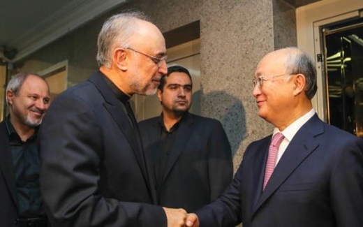 Giám đốc Cơ quan Nguyên Tử năng Yukiya Amano đến Iran