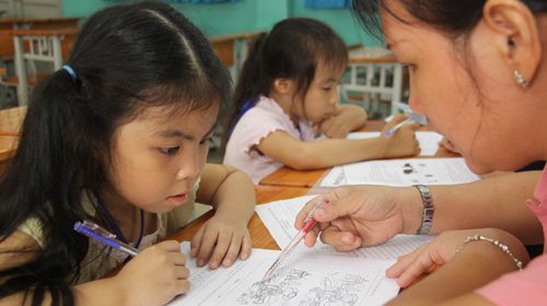 Dạy lớp 1 tiếng Anh tăng cường: Rối như tơ vò!