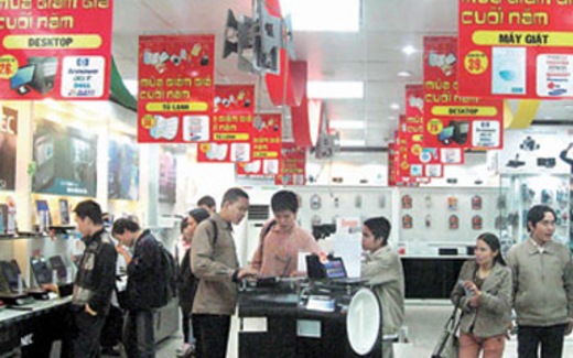 Làn sóng phá sản càn phá siêu thị điện máy