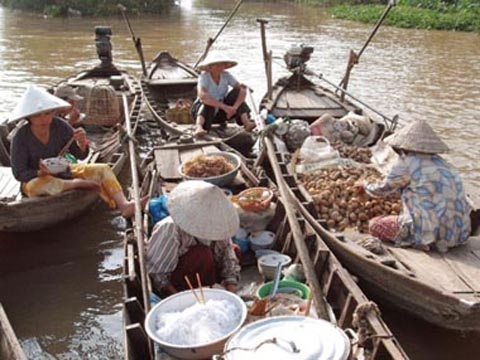 Chợ nổi Trà Ôn - Nét đẹp giao thương vùng sông nước