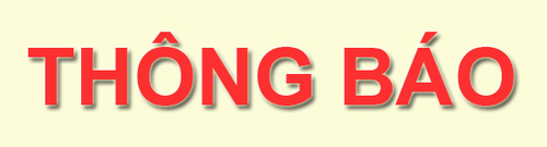 THÔNG BÁO MỜI THAM DỰ LỄ CẦU SIÊU NHÂN NGÀY 01.11.2012.