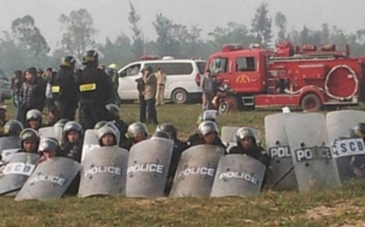 Xô xát cưỡng chế đất Hà Tĩnh làm sân golf