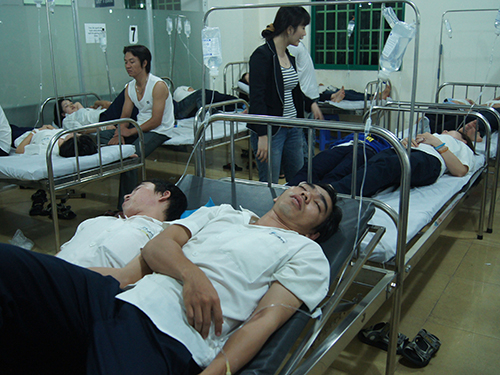 Teo cơ vì suất ăn công nghiệp