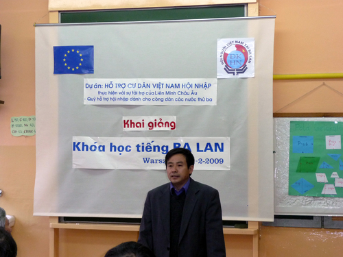 Hội người Việt Nam tại Ba Lan „Đoàn kết và Hữu nghị” nhận được tài trợ của Liên minh Châu Âu cho dự án „Hỗ trợ sự hòa nhập của người di cư Việt Nam”