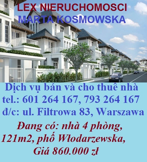 Dịch vụ bán và cho thuê nhà