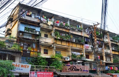 Sụt lún đe dọa nhà cao tầng Hà Nội