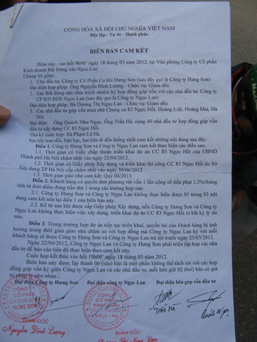 Chủ đầu tư thuê "xã hội đen" dọa giết khách muốn rút vốn