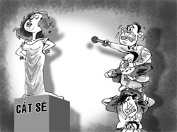 Ca sĩ “hét” giá