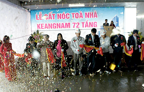 Keangnam chính thức đưa 2 tòa tháp cao 48 tầng vào sử dụng