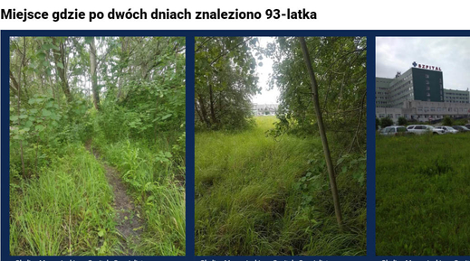 Cụ ông được chở đến bệnh viện nằm hai ngày trong bụi cây trước cổng. Cụ chết một ngày sau khi được tìm thấy