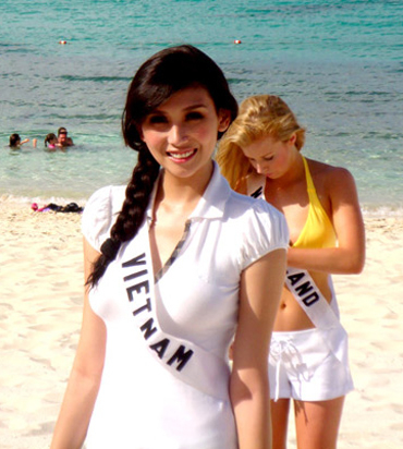 Chùm ảnh mới của Hoàng Yến tại Bahamas