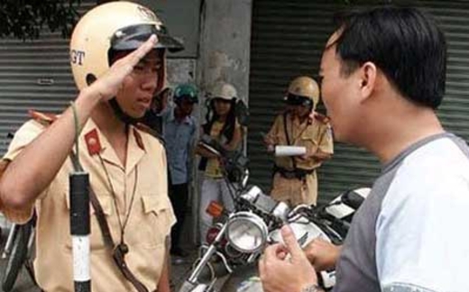 Cảnh sát tập cười