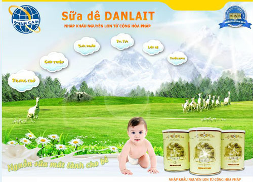 Hoang mang vì sữa dê Danlait không rõ nguồn gốc?