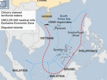 Biển Đông: Manila quan ngại trước thông tin về bản đồ mới của Trung Quốc