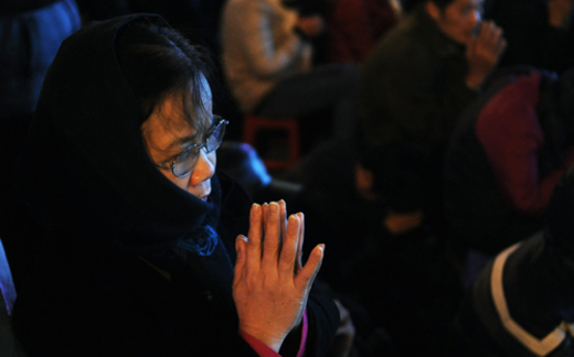 Biển người cầu an ở tổ đình Phúc Khánh