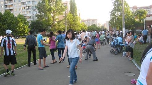 Lễ khai mạc giải bóng đá cộng đồng khu vực Troeshina- Kiev mở rộng hè 2011