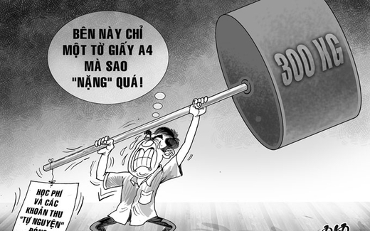 Mượn tay hội phụ huynh lạm thu tiền trường