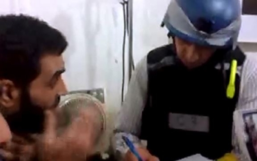 Thanh sát viên LHQ tới hiện trường vụ tấn công bằng vũ khí hóa học ở Syria