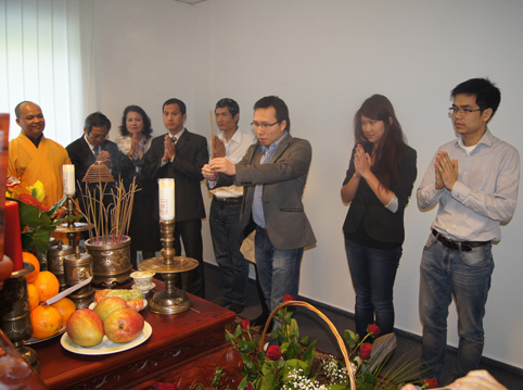 Khánh thành phòng tưởng niệm chủ tịch Hồ Chí Minh.