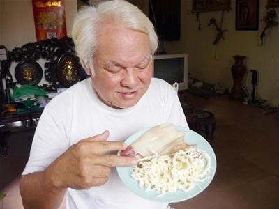 'Mực cao su' là mực được tẩy trắng bằng hoá chất