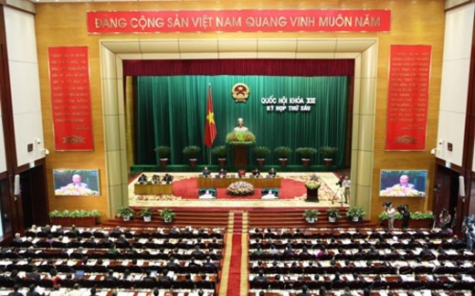 Quốc hội chính thức thông qua Hiến pháp nước CHXHCN Việt Nam (sửa đổi)