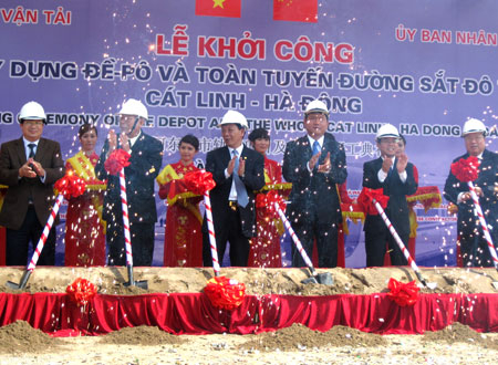 Đầu tư hơn 550 triệu USD xây tàu điện trên cao ở thủ đô