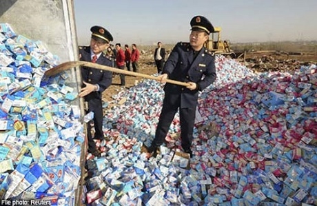 Phát hiện kẹo sữa mềm chứa Melamine tại Việt Nam