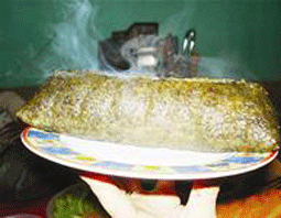 Hương vị bánh chưng đen của người vùng cao phía Bắc