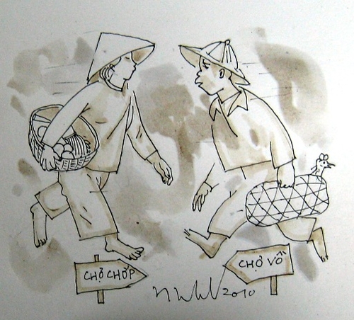 Chợ vồ, chợ chớp…