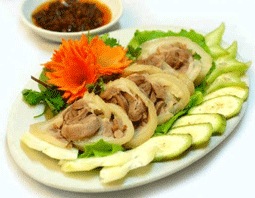 Thưởng thức mắm tép thịt luộc