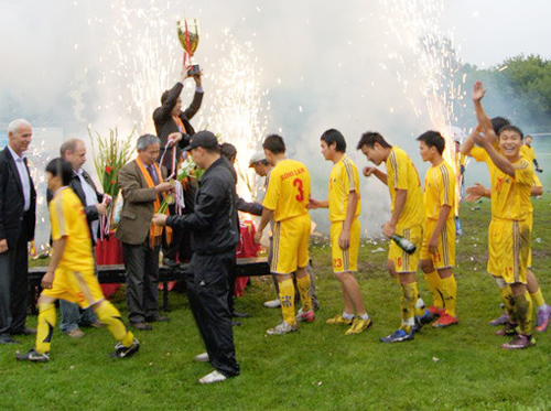 Lời cám ơn từ đội bóng đá Sông Lam