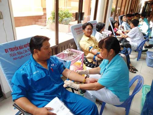 Đáng sợ máu pha nước muối