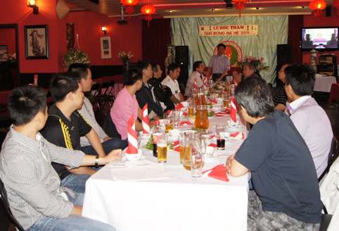 Lễ bốc thăm giải bóng đá Cộng đồng hè 2011