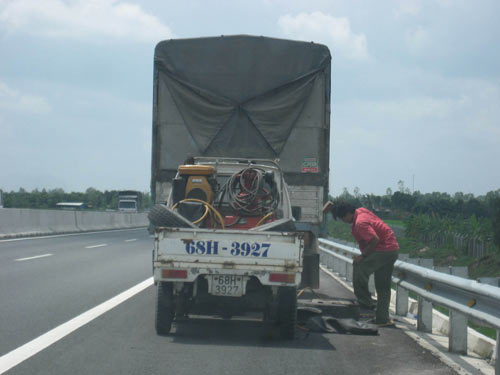 “Chặt đẹp” trên đường cao tốc