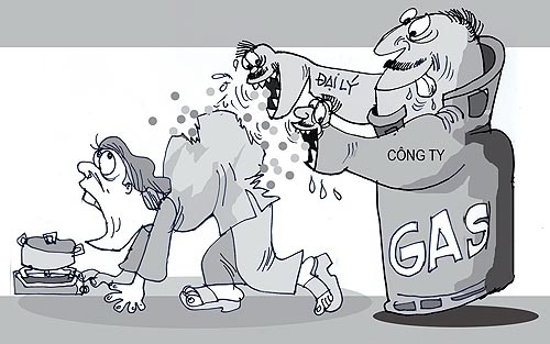 Giá gas… trên trời
