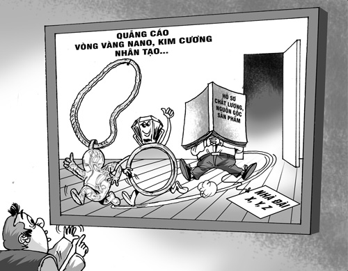 Lừa dối trắng trợn về vòng vàng nano