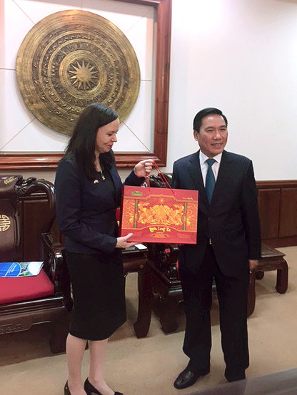 Bà Đại sứ Cộng hòa Ba Lan tại Việt Nam thăm tỉnh Thái Nguyên