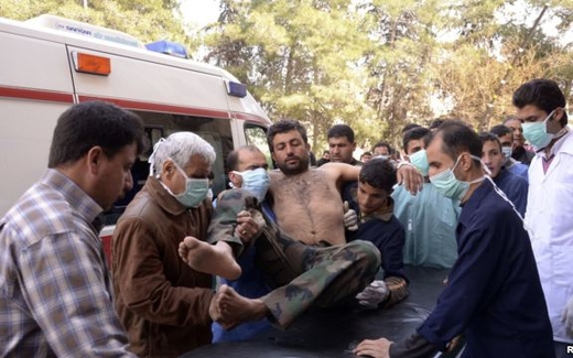 Chính phủ Syria và phe nổi dậy tố cáo nhau về vụ tấn công bằng vũ khí hóa học