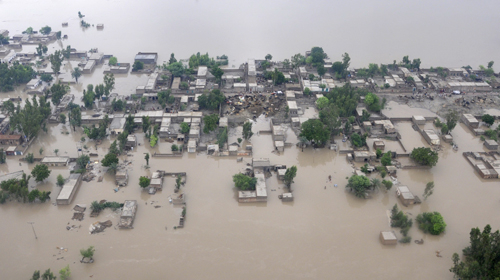 Một phần năm đất Pakistan ngập nước