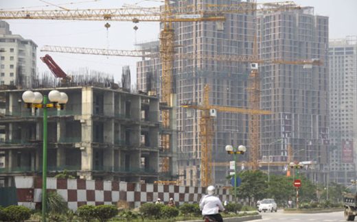 Tiền vào bất động sản đang tăng