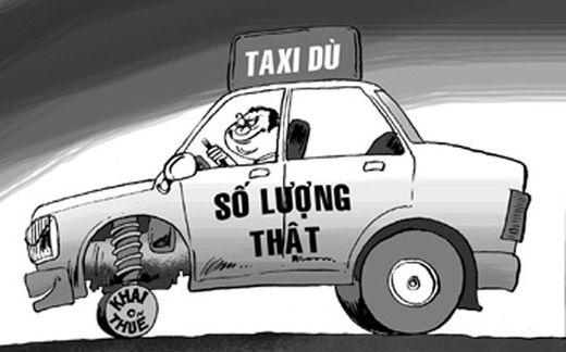 Taxi dù 'thịt' khách du lịch