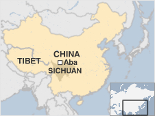 Một nhà sư Tây Tạng tự thiêu