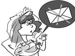 Vì anh ấy làm nghề đưa thư.