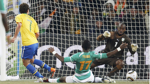 Brazil - Bờ Biển Ngà 3-1: "Vũ đoàn" Samba đè bẹp "Voi rừng"