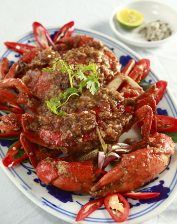 Hấp dẫn món cua Cần Giờ