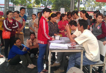 Đìu hiu thị trường lao động đầu năm